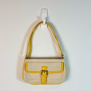 Stylish Cream and Yellow Women's Mini Bag